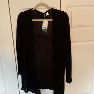 Ladies Black Lightweight Cardigan From H & M